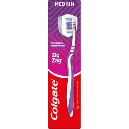 Colgate Toothbrush Medium Purple / White 102438