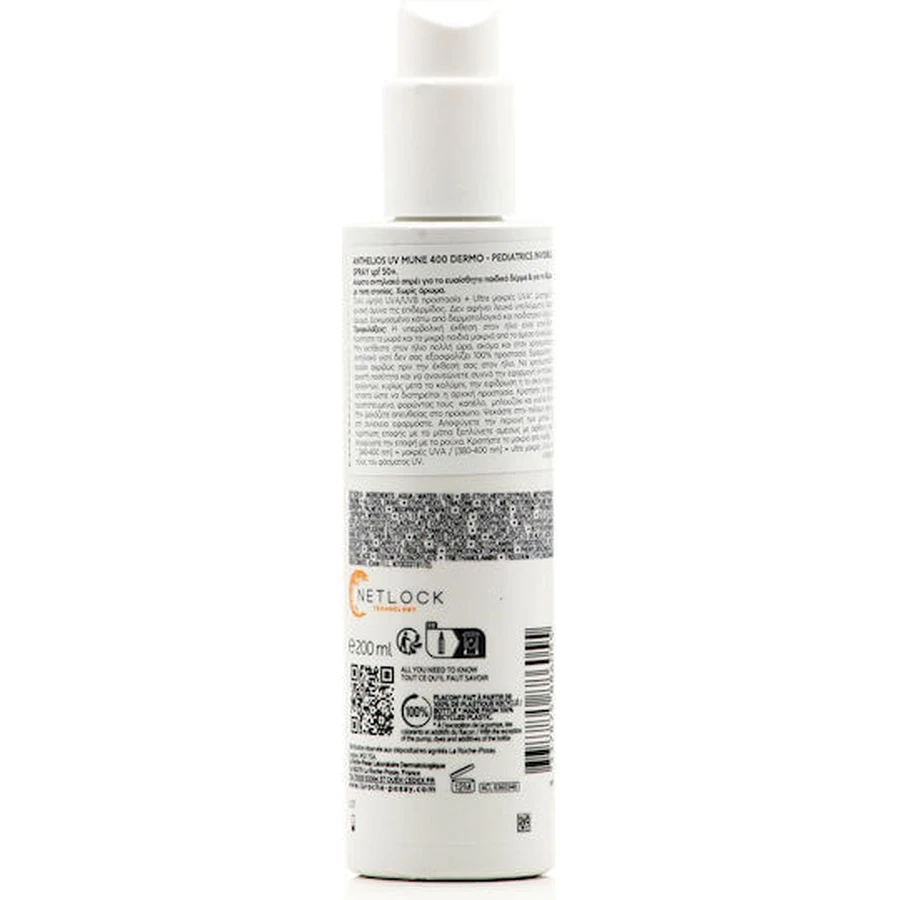 La Roche Posay Anthelios Anthelios Dermo-Pediatrics Wasserfeste Kinder Sonnencreme Spray SPF50 200ml