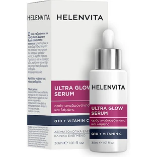 Helenvita Ultra Glow Moisturizing and Anti-Aging Face Serum with Vitamin C for Radiance and Revitalization 30ml