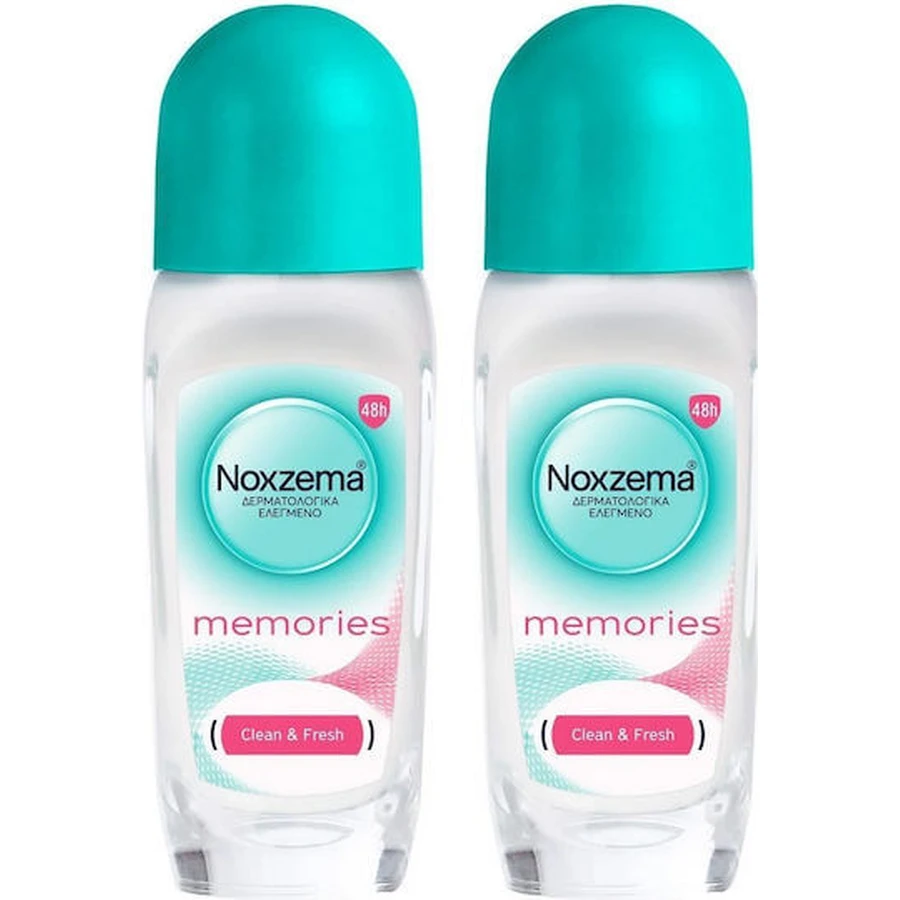 Noxzema Memories Deodorant 48h Roll-On 2x50ml