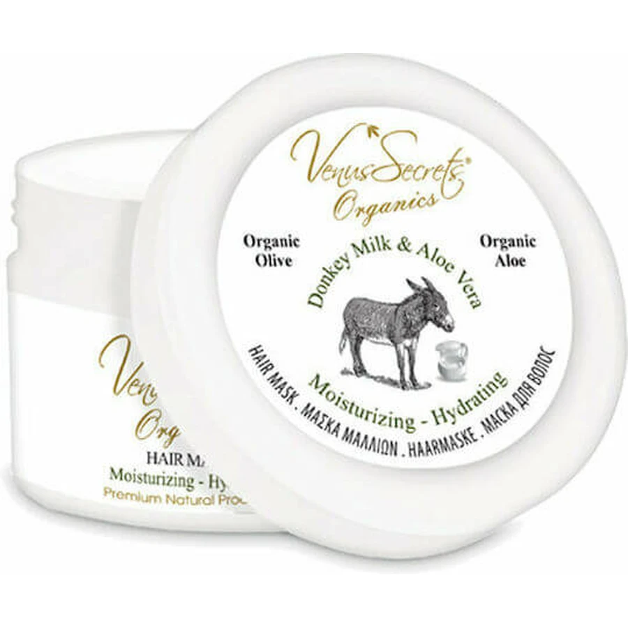 Venus Secrets Hair Mask Donkey Milk & Aloe Vera Moisturizing Hair Mask 280ml