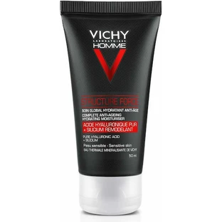 Vichy Homme Structure Force 24h hydraterende, anti-aging en verstevigende gezichtscrème voor mannen met hyaluronzuur 50ml