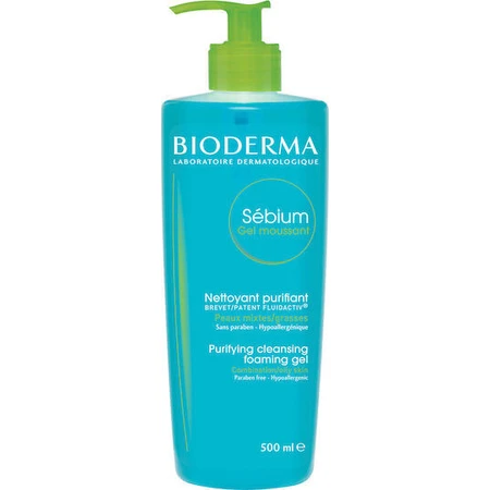 Bioderma Sebium Gel visage pour les peaux à tendance acnéique 500ml