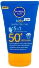 Nivea Sun Kids Protect &amp; Care Waterproof Kids Sun Cream Emulsion SPF50 50ml