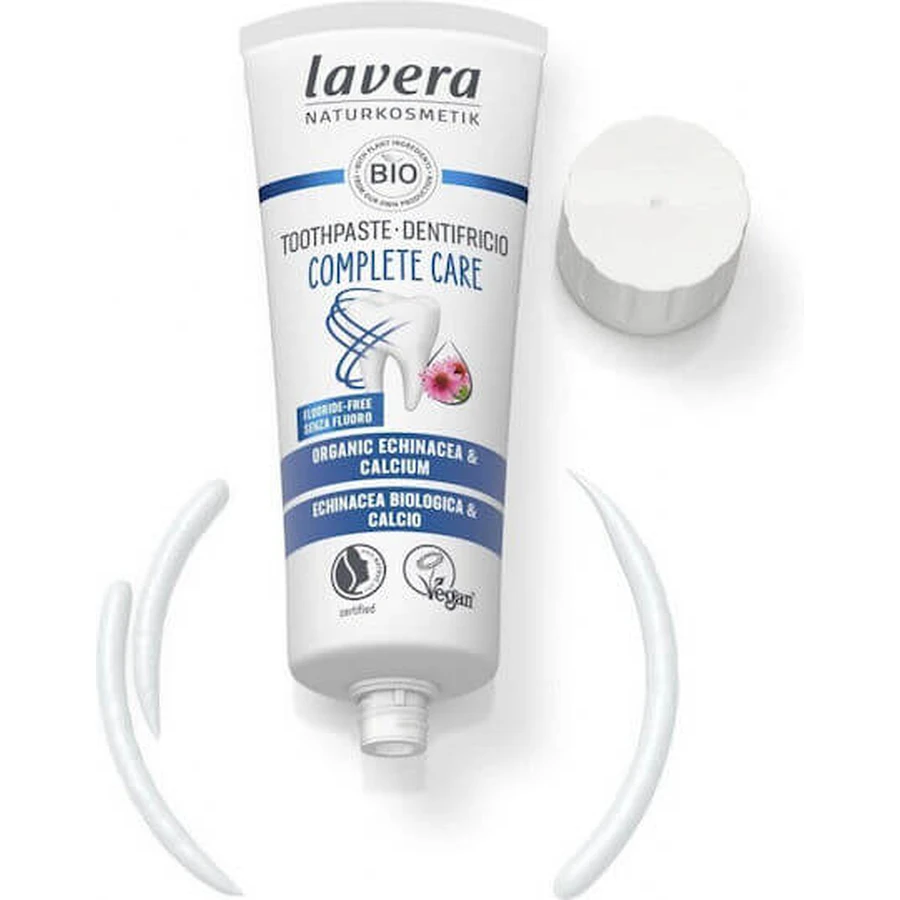 Lavera fluoridevrije tandpasta tegen tandplak en gaatjes 75ml
