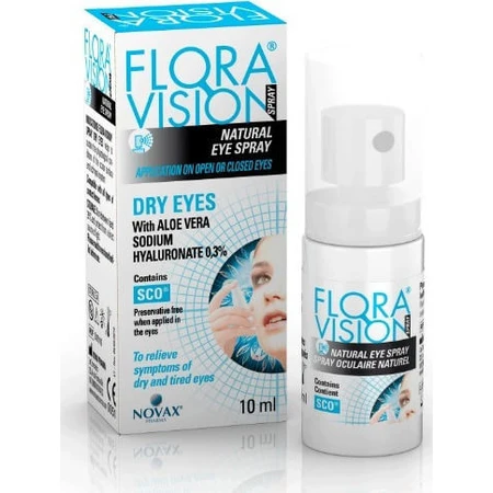 Novax Pharma Flora Vision Ophthalmisches Spray für trockene Augen 10ml