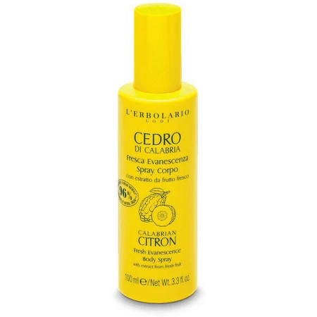 L' Erbolario Cedro Di Calabria Zitrone Feuchtigkeitsspendende Körpercreme für trockene/sehr trockene Haut 100ml