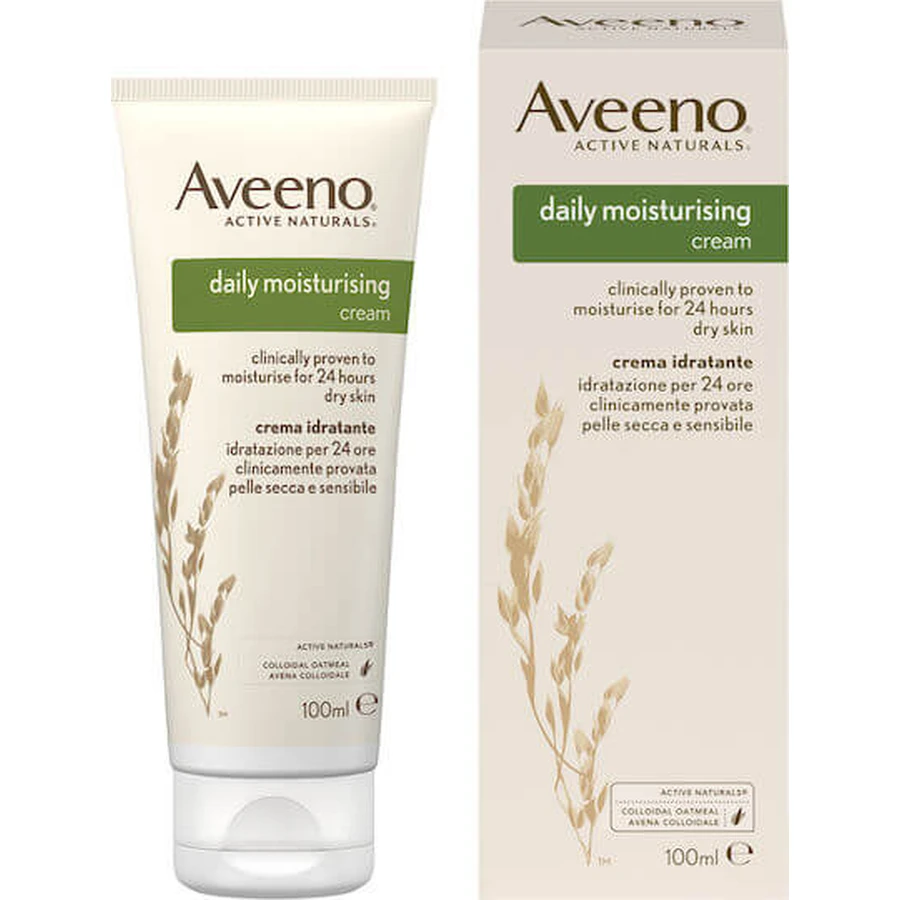 Aveeno Hydraterende Lichaamscrème voor droge/zeer droge & gevoelige huid 100ml