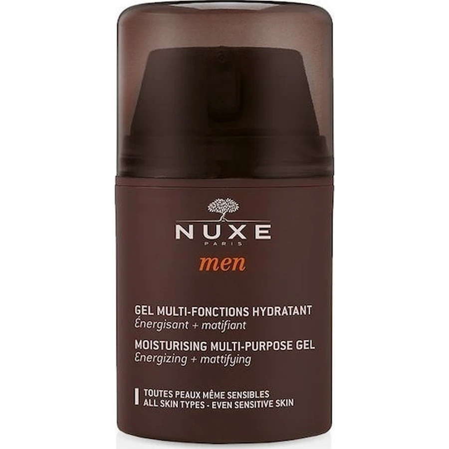 Nuxe Men Moisturizing Face Gel with Hyaluronic Acid & Aloe Vera 50ml