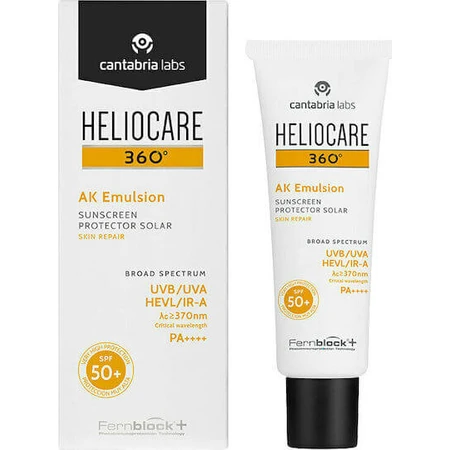 Heliocare 360 AK Emulsie Zonbeschermende Gezichtscrème SPF50 50ml