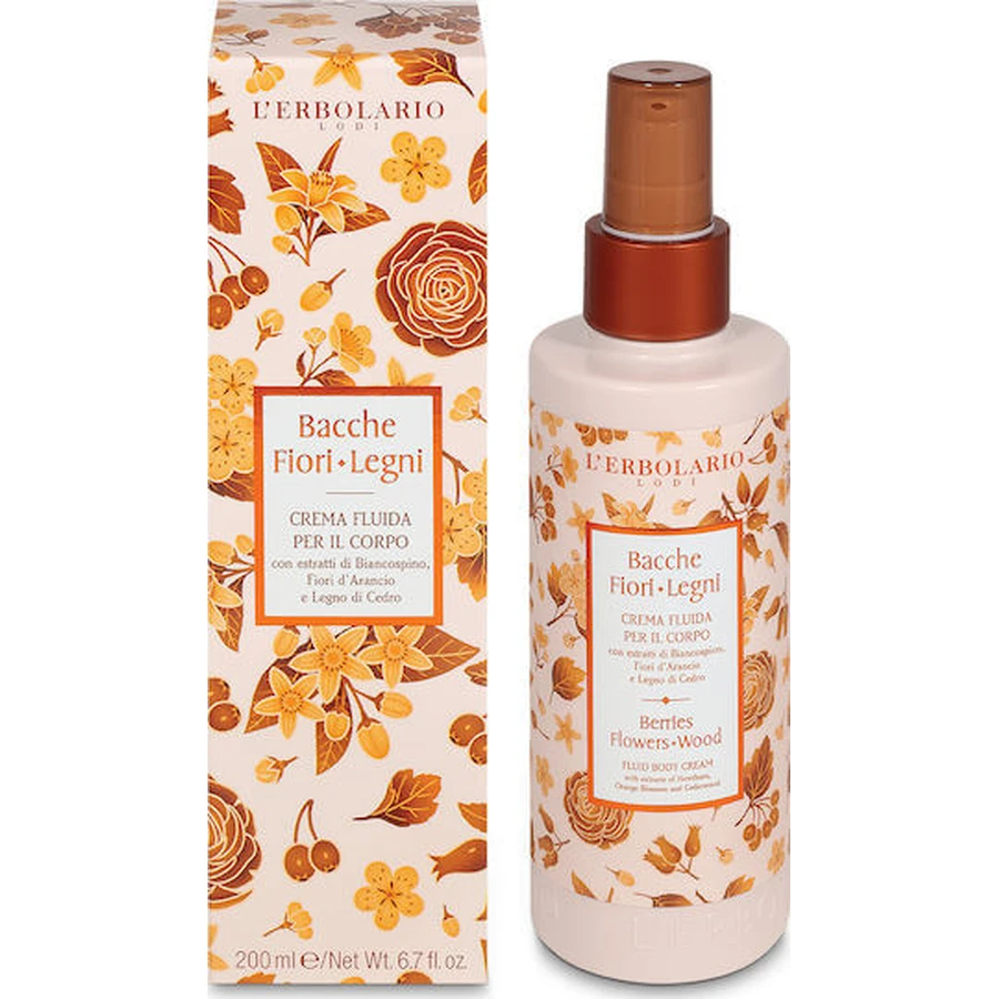 L' Erbolario Berries Flowers Wood Moisturizing Body Cream for all skin types 200ml