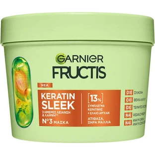 Garnier Keratine Sleek Anti-Frizz Masker 370ml