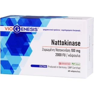 Viogenesis Nattokinase 100mg 30 gélules végétales