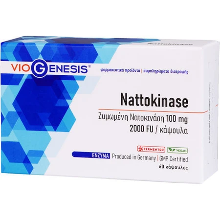 Viogenesis Nattokinase 100mg 30 gélules végétales