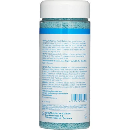 Gehwol Erfrischendes Fußbad Urea Fußreinigungssalz 330gr