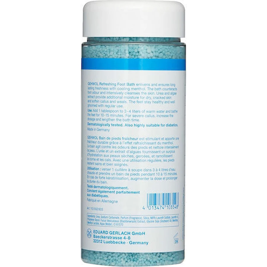 Gehwol Erfrischendes Fußbad Urea Fußreinigungssalz 330gr