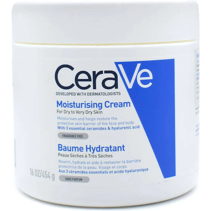 CeraVe Hydraterende Lichaamscrème met Hyaluronzuur voor droge/zeer droge huid 454gr