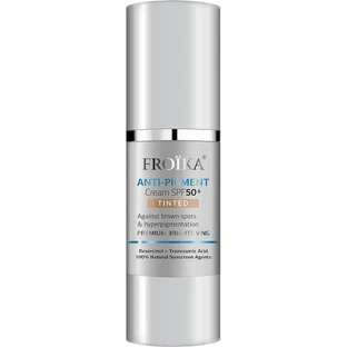Froika Anti-Pigment Tinted Day Cream SPF50 Contre les taches pigmentaires avec de la vitamine C et des peptides 30ml
