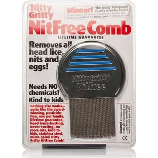 Nitty Gritty Nitfree Tratamiento Antipiojos Nitty Gritty Nitfree Peine Azul 1pc