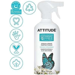 Solución cítrica para cristales y espejos, 800 ml, Attitude