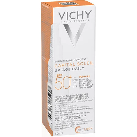 Vichy Capital Soleil UV-Age Dagelijkse Waterbestendige Gezichtscrème SPF50 40ml