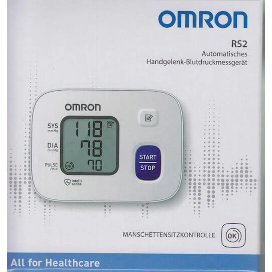 Omron RS2 online shop Handgelenk-Blutdruckmessgerät HEM-6161-D