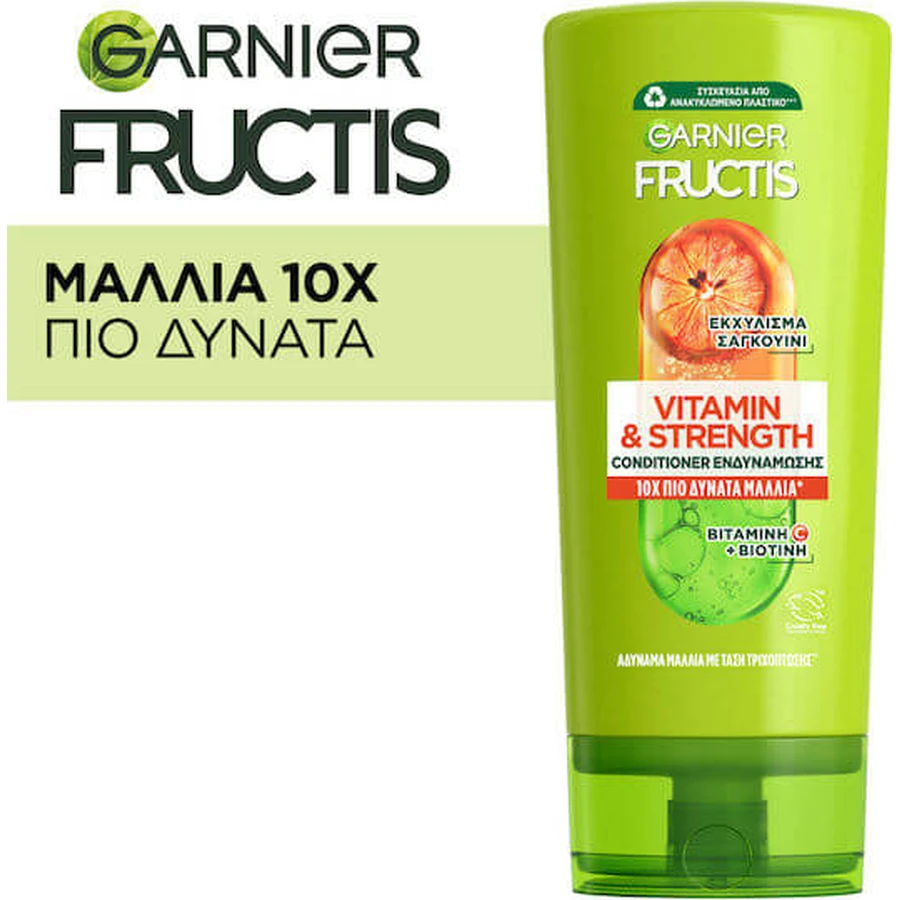 Garnier Fructis Fructis Bloedsinaasappel Vitamine & Kracht Reconstructie/Voedende Conditioner voor Geverfd Haar 200ml