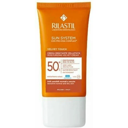 Rilastil System Velvet Cream Crème Solaire Visage SPF50 50ml