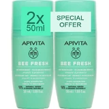 Apivita Bee Fresh Desodorante 24h Roll-On Sin Aluminio 2x50ml