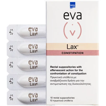 InterMed Eva Constipation Lax Suppositories 10pcs