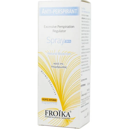 Froika Antiperspirant Déodorant non parfumé 24h Déodorant Spray 60ml
