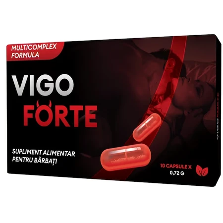 Pillen für Potenz und Erektion, VigoForte, 100% natürlich, 10 Kapseln, Colt de Sanatate