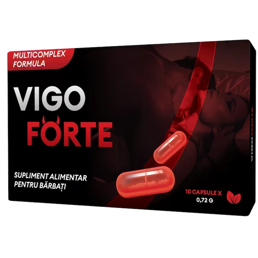 Pillen für Potenz und Erektion, VigoForte, 100% natürlich, 10 Kapseln, Colt de Sanatate