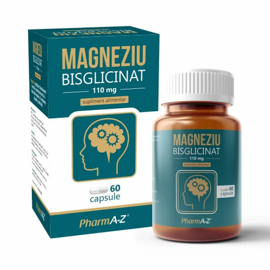 Bisglicinato de magnesio 60 cps, PharmA-Z