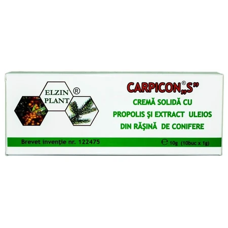 Carpicon S supositorios 1 g x 10, Elzin Plant