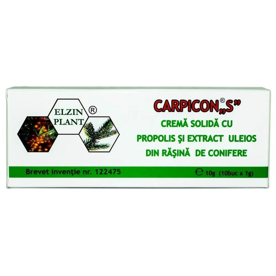 Carpicon S supositorios 1 g x 10, Elzin Plant
