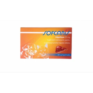 SOFCANIS Hígado Hepático Perro / Gato 25 mg, 60 comprimidos
