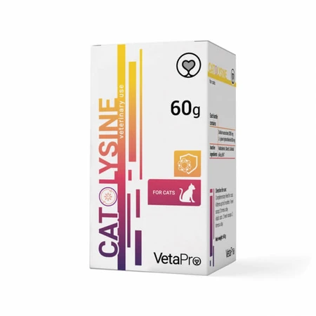VETAPRO Katzen-Lysin 60g Nahrungsergänzungsmittel für Katzen