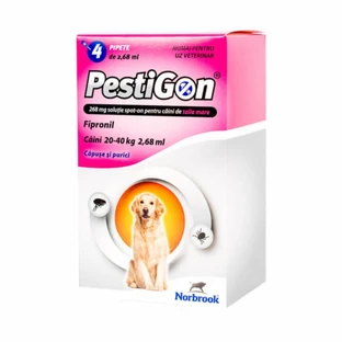 PestiGon Perro L spot on (20-40kg) fipronil x 4 pipetas