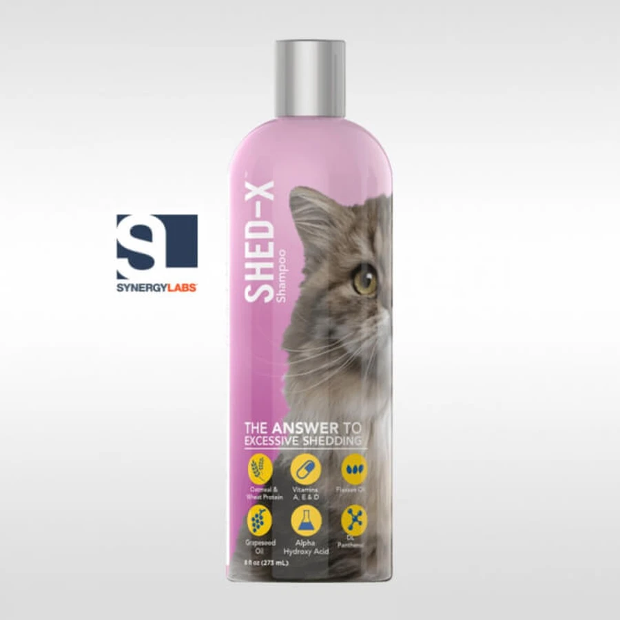 SHED-X Anti-Napping Shampoo for Cats, Synergy Labs, 237 ml