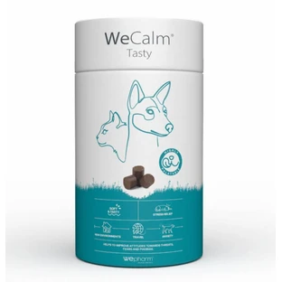 WeCalm Tasty, managing stressful situations in dogs and cats, 30 tabs
