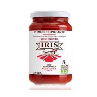 Organic spicy tomato sauce, 340 gr, Iris