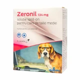 Zeronil 134mg hond M (10-20 kg) - 6 Antiparasitaire Pipetten