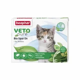 Antiparasitic pipette BEAPHAR VETOPURE - BIO SPOT ON for kitten / puppy cats - 3 pipettes / box