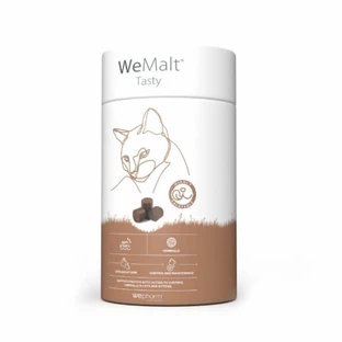 WeMalt Smakelijke tabletten om de vorming van pelsklontjes te voorkomen - 30 tabletten