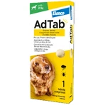AdTab 450 mg Kautabletten für Hunde gegen Flöhe und Zecken (11-22 kg) - 1 Tablette