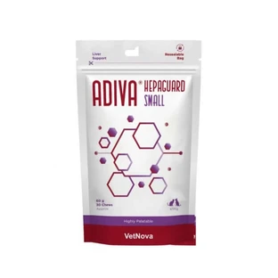 Chewable tablets to support liver function, small size, ADIVA® Hepaguard Chews, VetNova, 30 Tablets