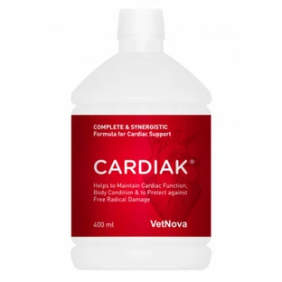 CARDIAK® vetNova, voedingssupplement 400 ml ter ondersteuning van de hartfunctie bij honden en katten