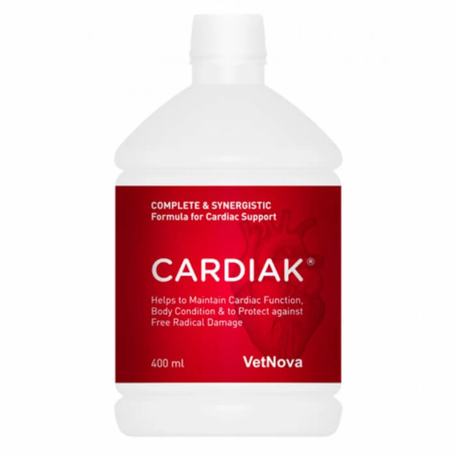 CARDIAK® vetNova, voedingssupplement 400 ml ter ondersteuning van de hartfunctie bij honden en katten
