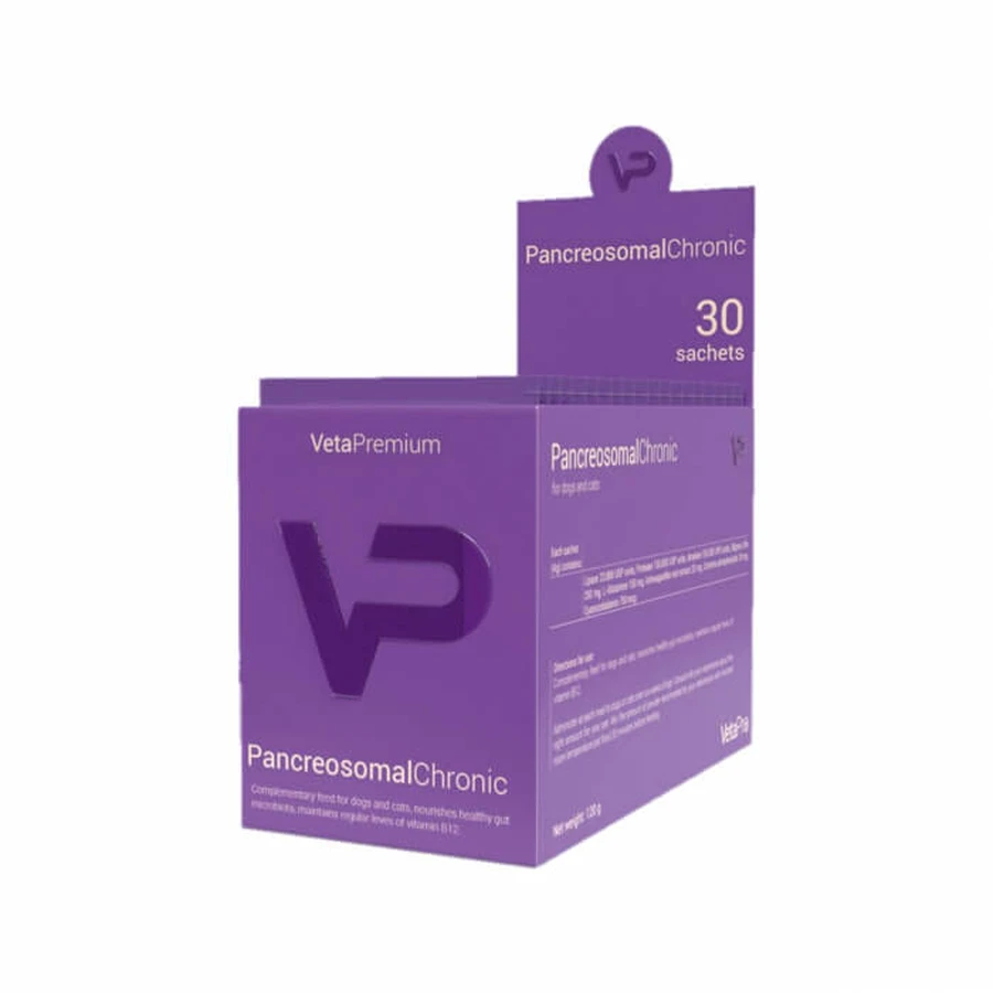 VETAPRO pancreosomal crónico 30x3g polvo para perros y gatos